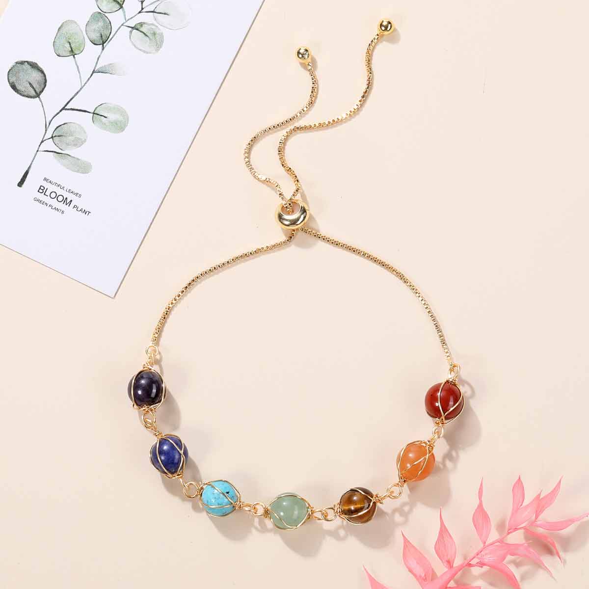 14k-gold-wire-wrapped-7-chakra-stretch-bracelet