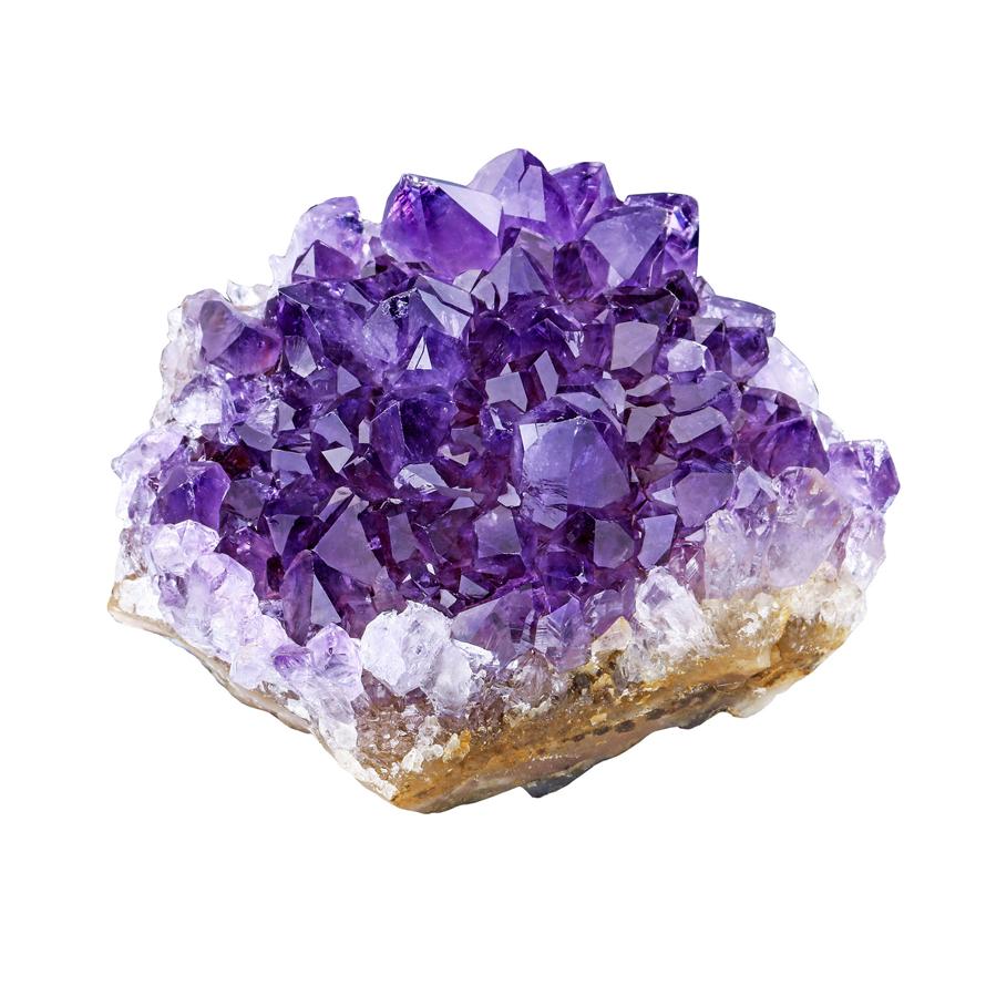 Jovivi Amethyst Clusters, Natural Raw Amethyst Geode Healng Crystals Stone Rock Crystal Cluster Druzy Gemstone Specimen for Witchcraft