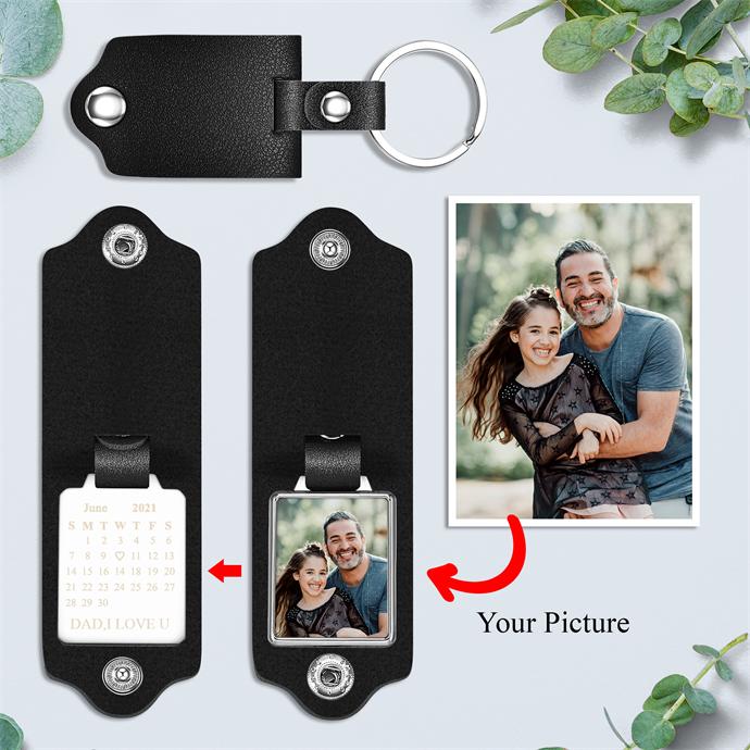 Personalized-Leather-Photo-Keychain-Jovivi