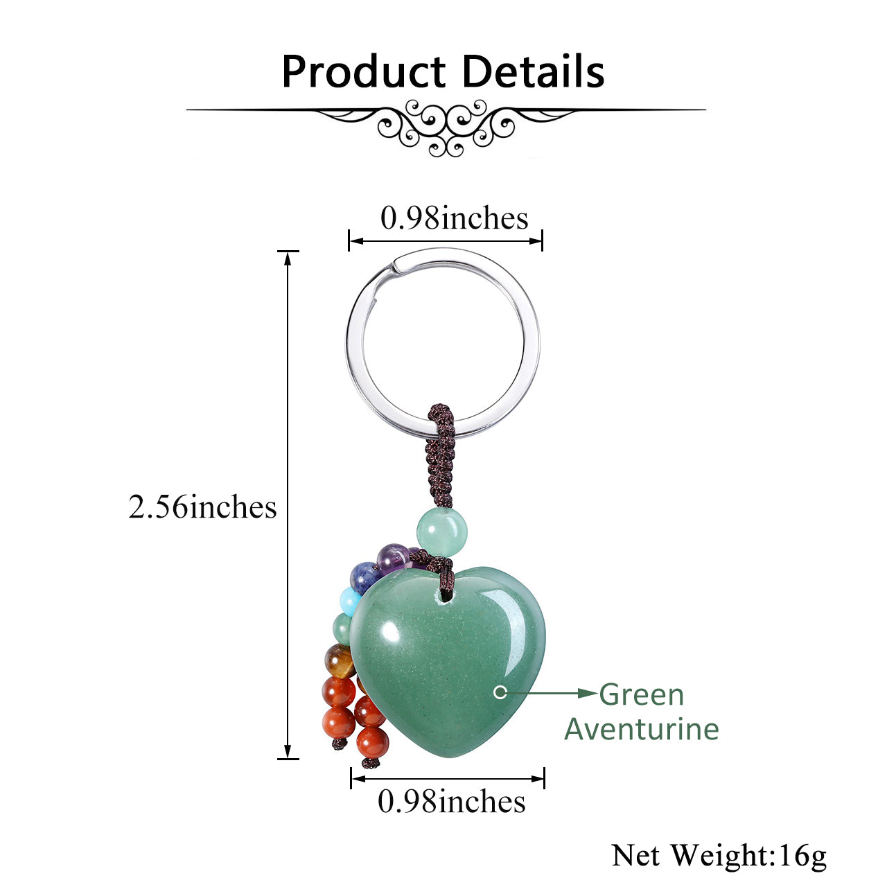 Natural-Green-Aventurine-Heart-Love-Crystal-Keychain