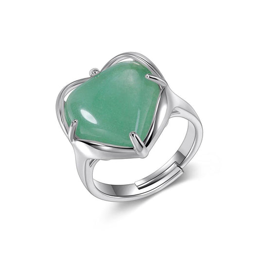 Adjustable-Gemstone-Heart-Stone-Copper-Wrapped-Crystal-Ring-Jovivi
