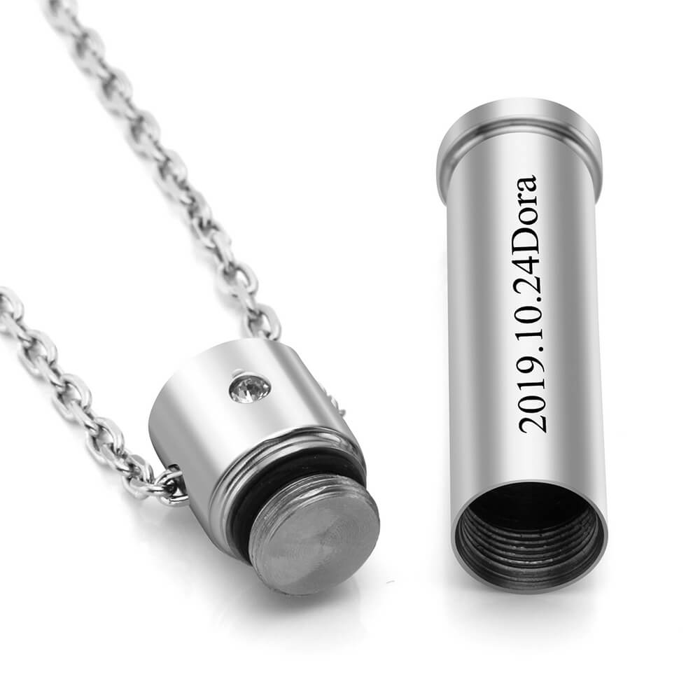 jovivi can be opened silver sealing urn pendant, jng066701