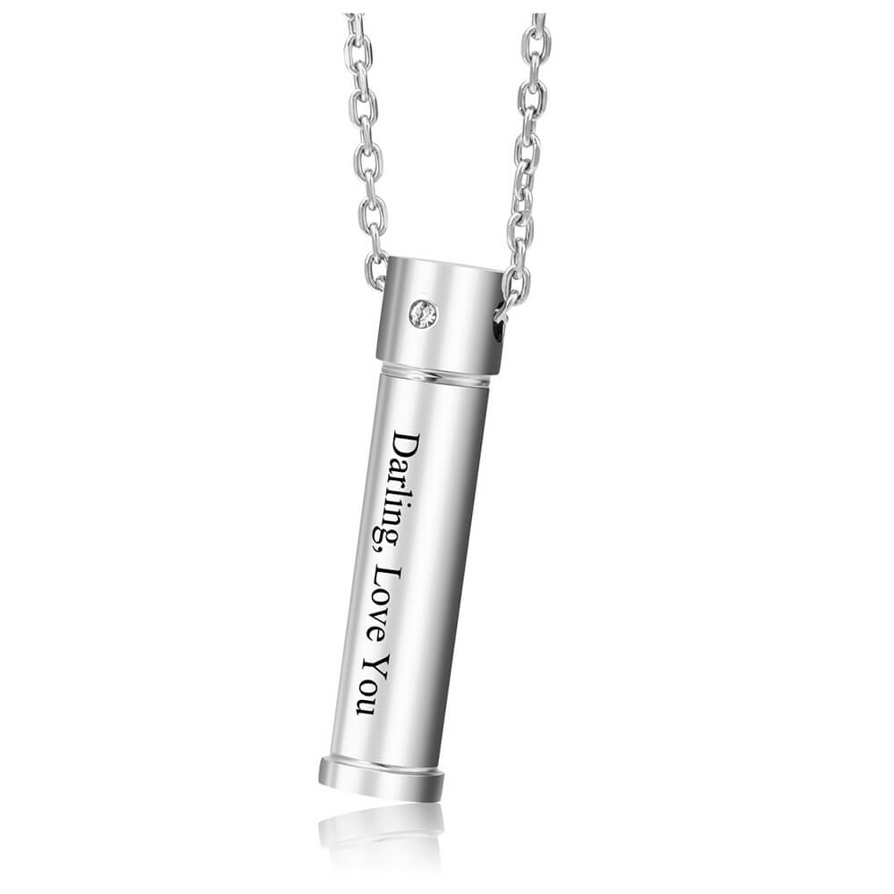 Jovivi engrave 1 text line on the urn pendant, jng066701