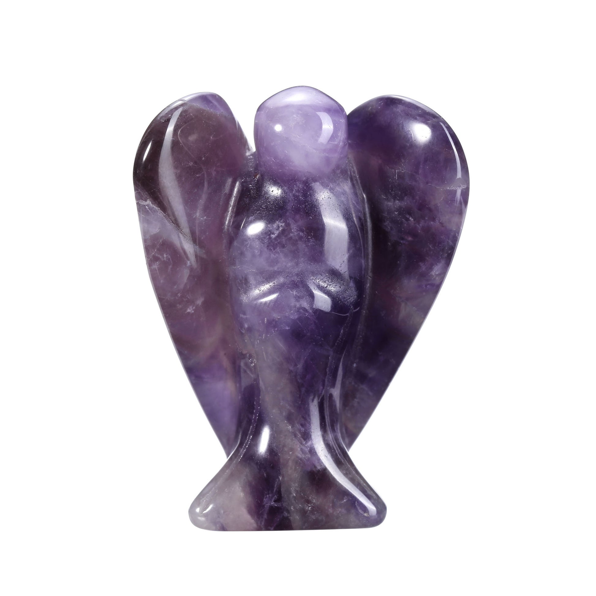Natural Chakras Peace Angel Pocket Crystal Statue 1.5 inch | Jovivi - Jovivi