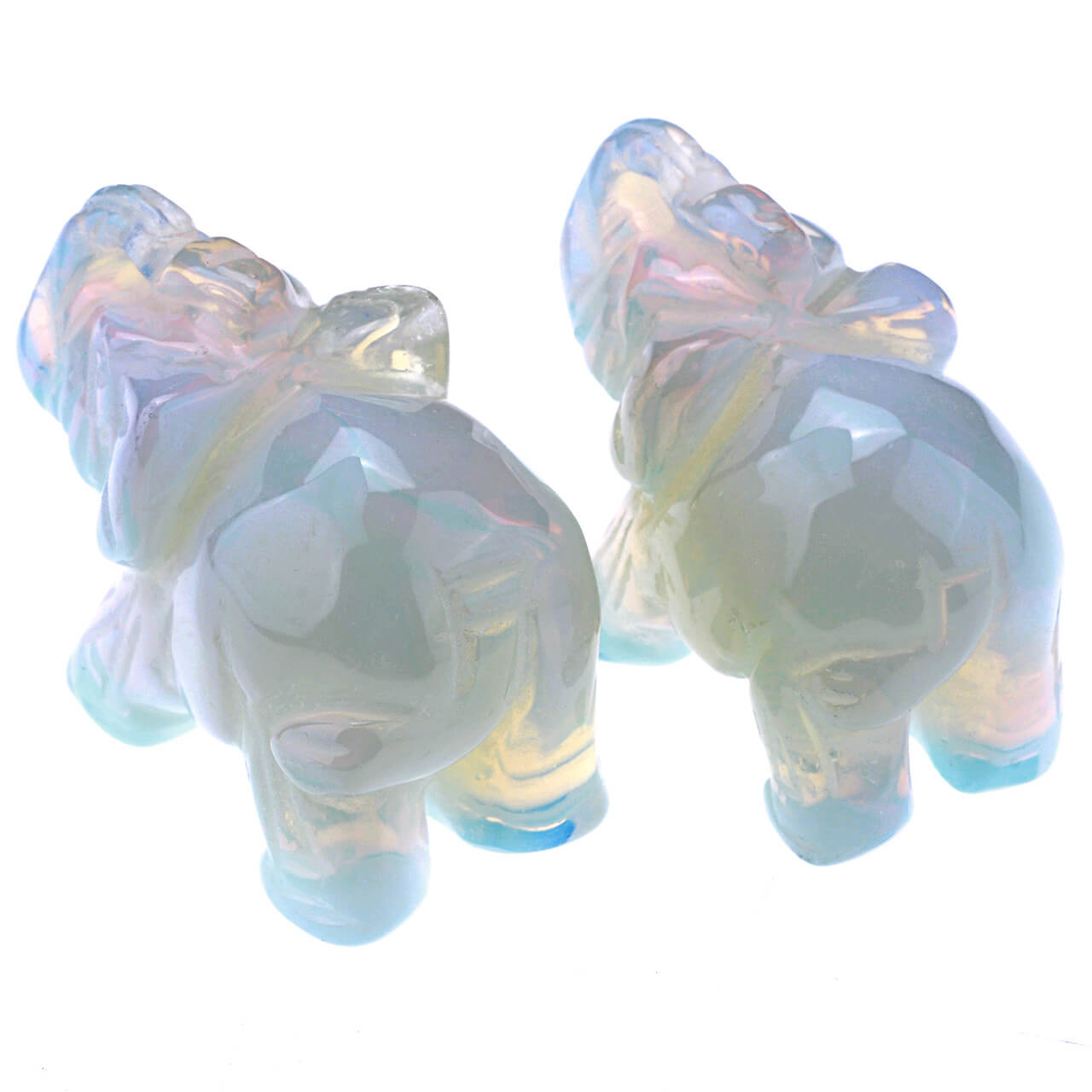 asd000303 jovivi opalite elephant reiki healing crystals