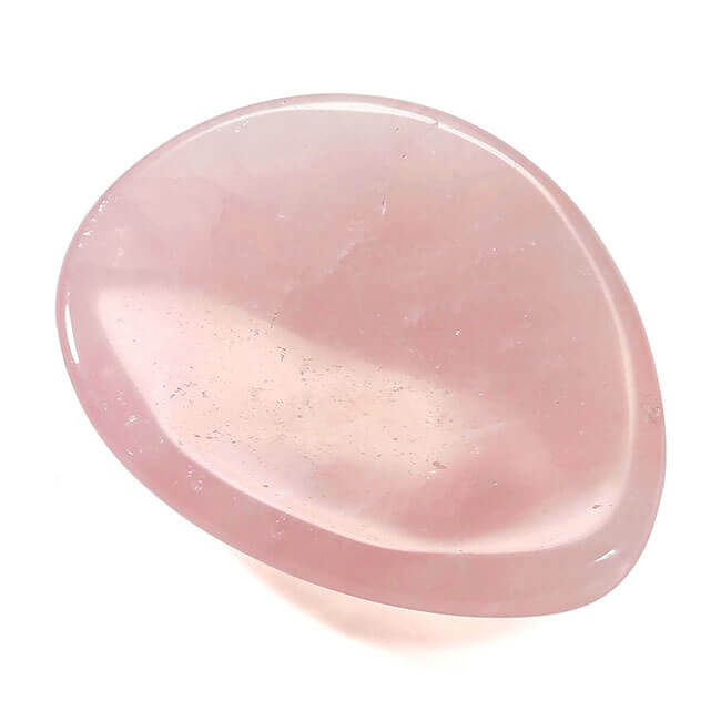 Jovivi natural palm stone rose quartz