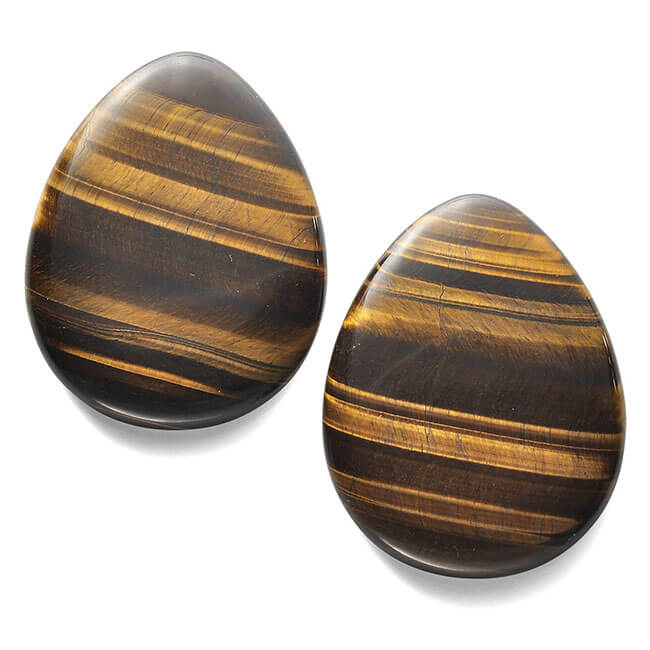 jovivi tiger eye worry stone