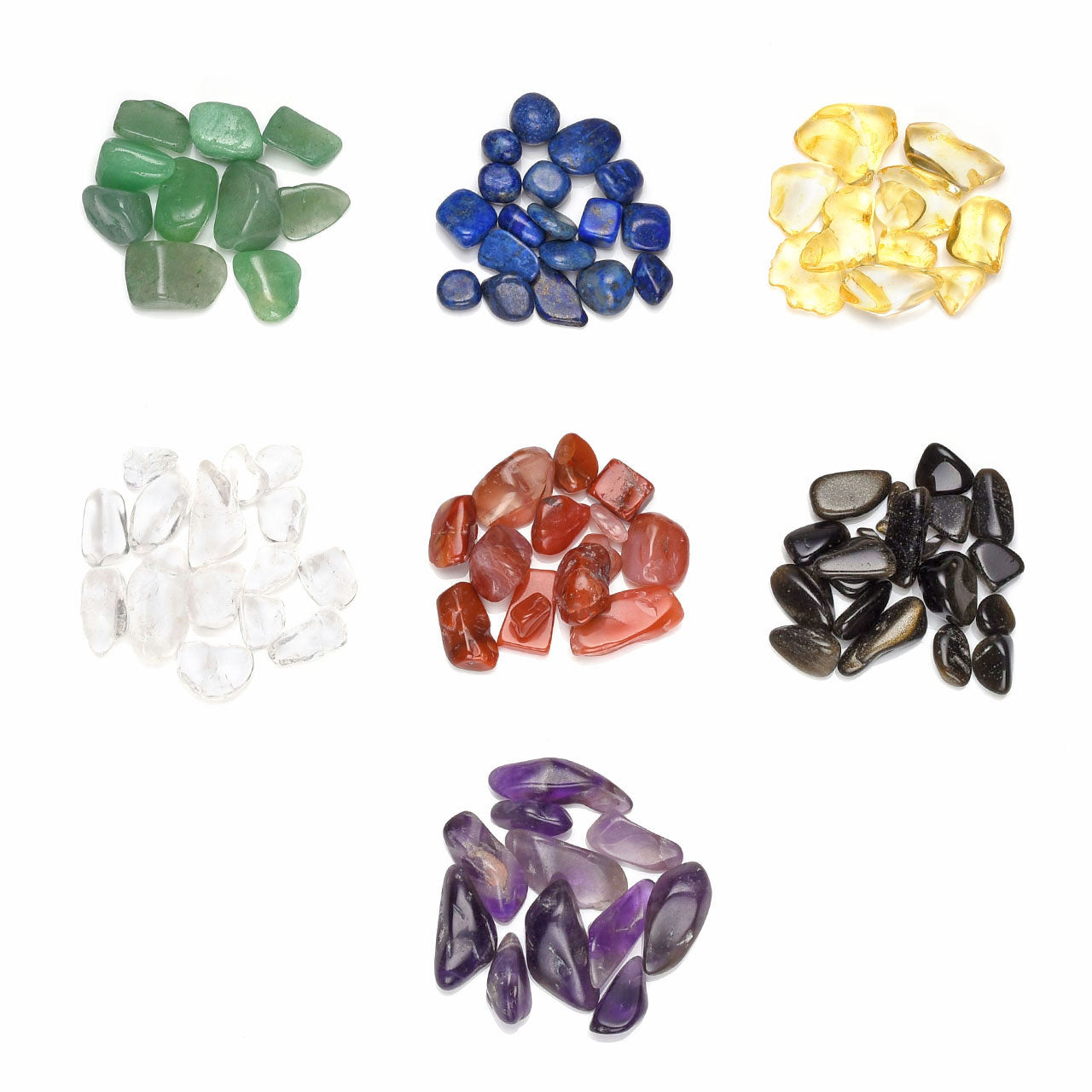 7 Chakra Healing Crystal Grid Kit | Jovivi
