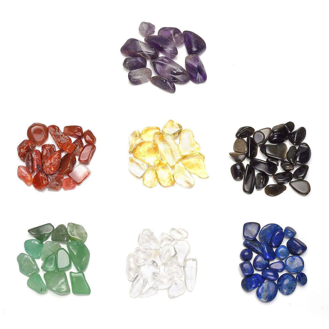 7 Chakra Healing Crystal Grid Kit | Jovivi