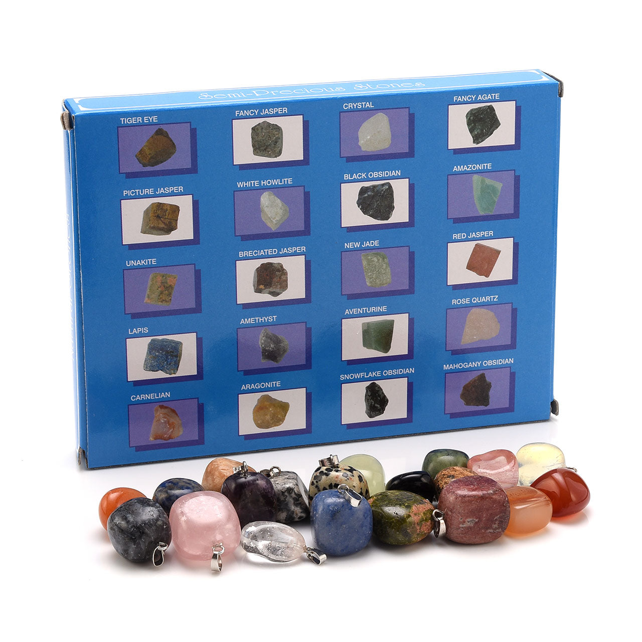 20PCS Natural Tumbled Stones Kit | Jovivi