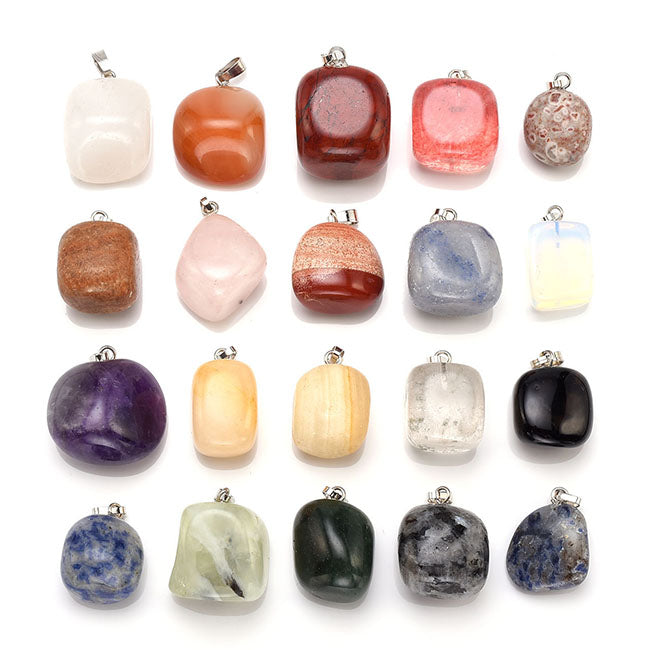 20PCS Natural Tumbled Stones Kit | Jovivi