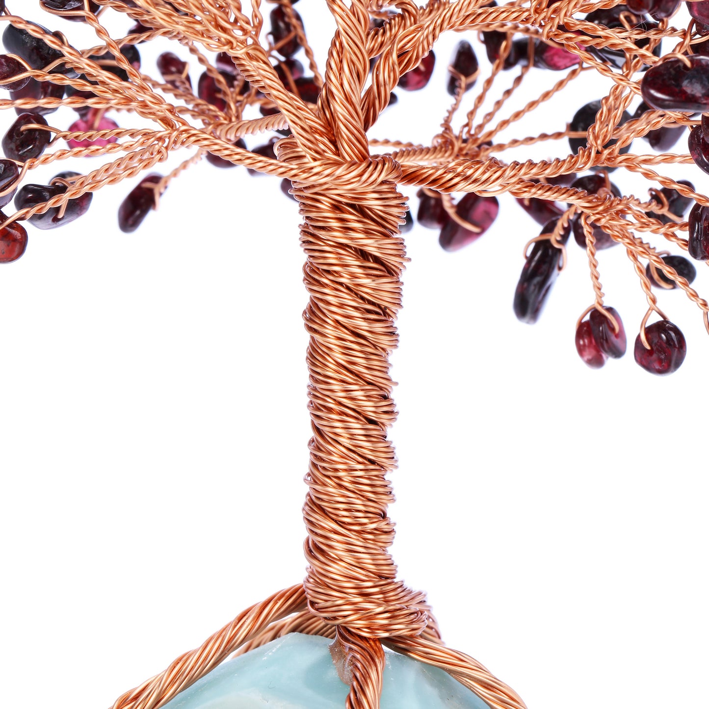 Natural Crystals Money Tree with Base Feng Shui Ornament | Jovivi