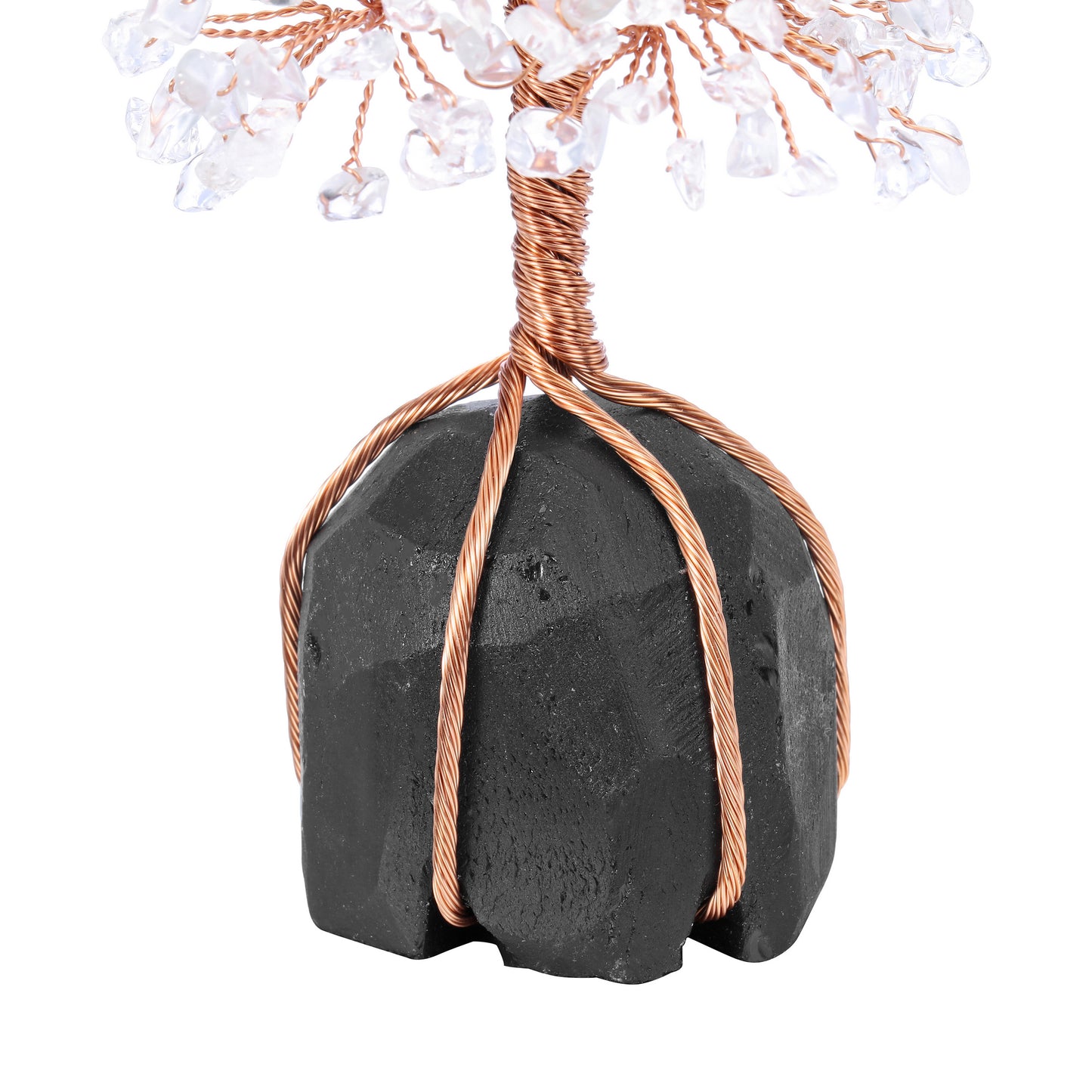 Natural Crystals Money Tree with Base Feng Shui Ornament | Jovivi