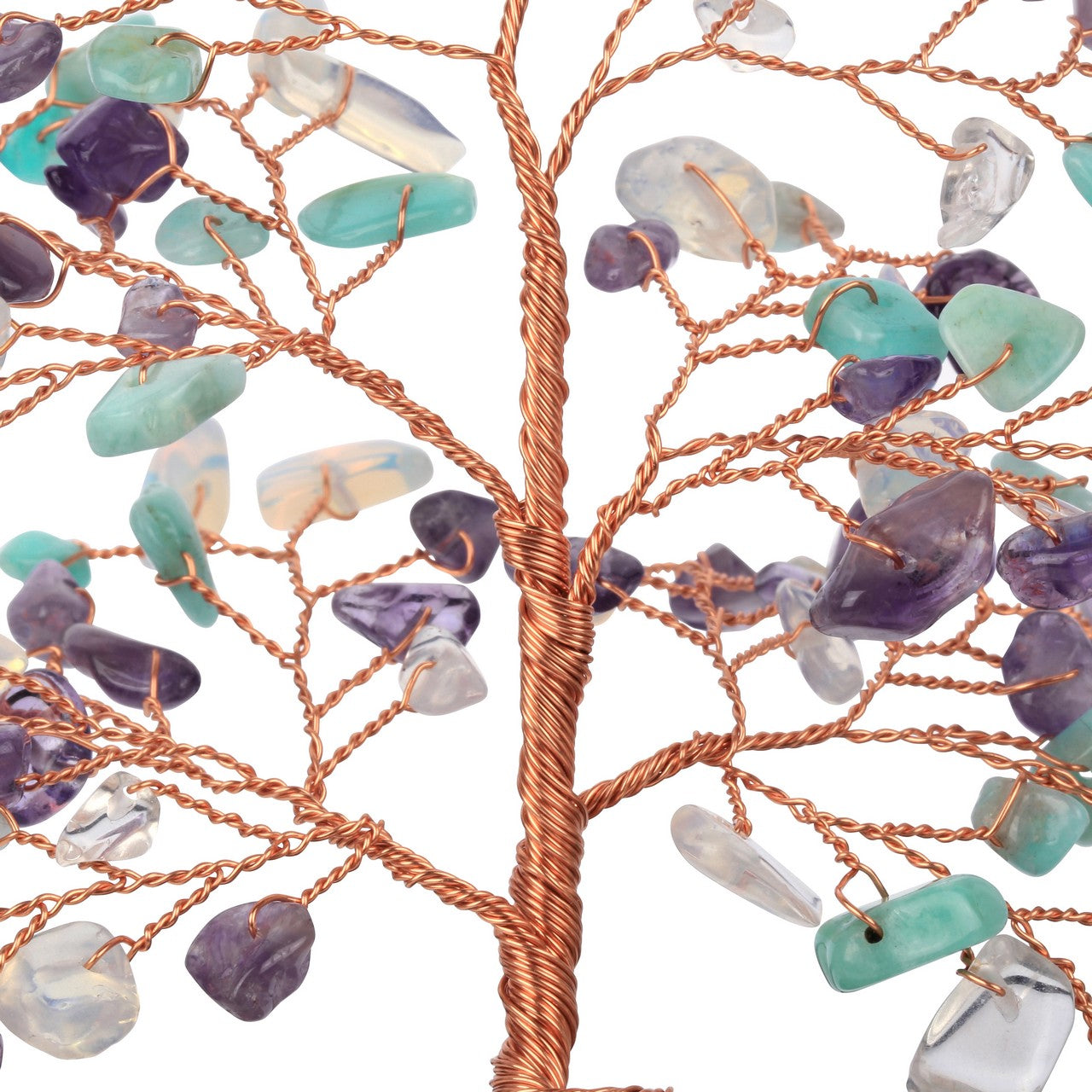 Healing Crystals Money Tree with Base Feng Shui Ornament | Jovivi