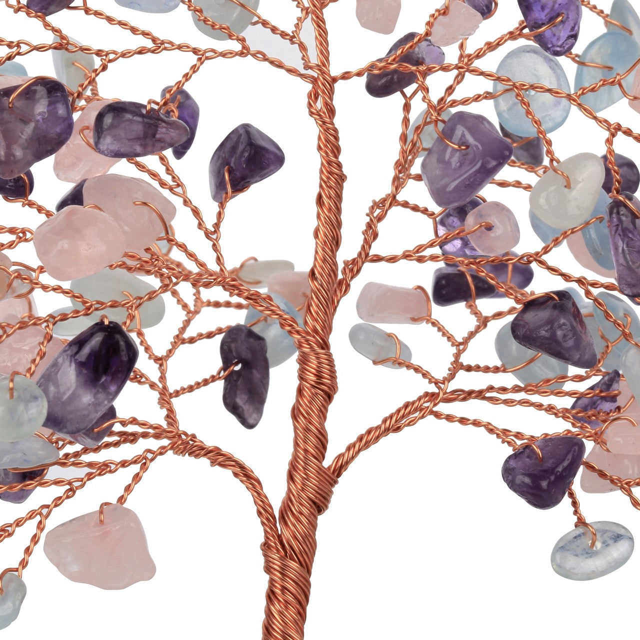 Healing Crystals Money Tree with Base Feng Shui Ornament | Jovivi