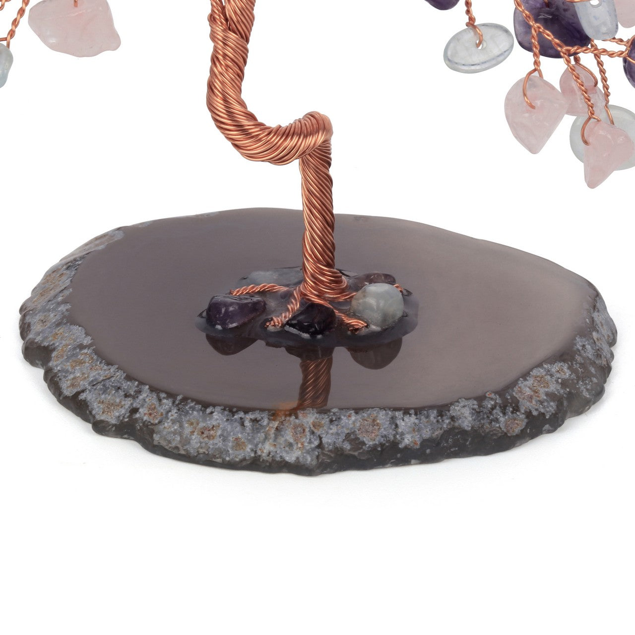 Healing Crystals Money Tree with Base Feng Shui Ornament | Jovivi