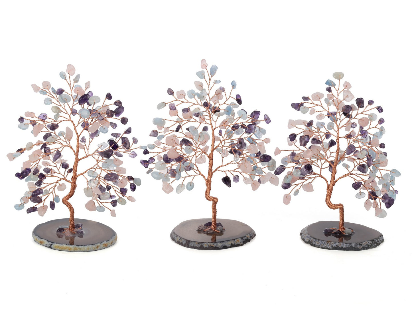 Healing Crystals Money Tree with Base Feng Shui Ornament | Jovivi