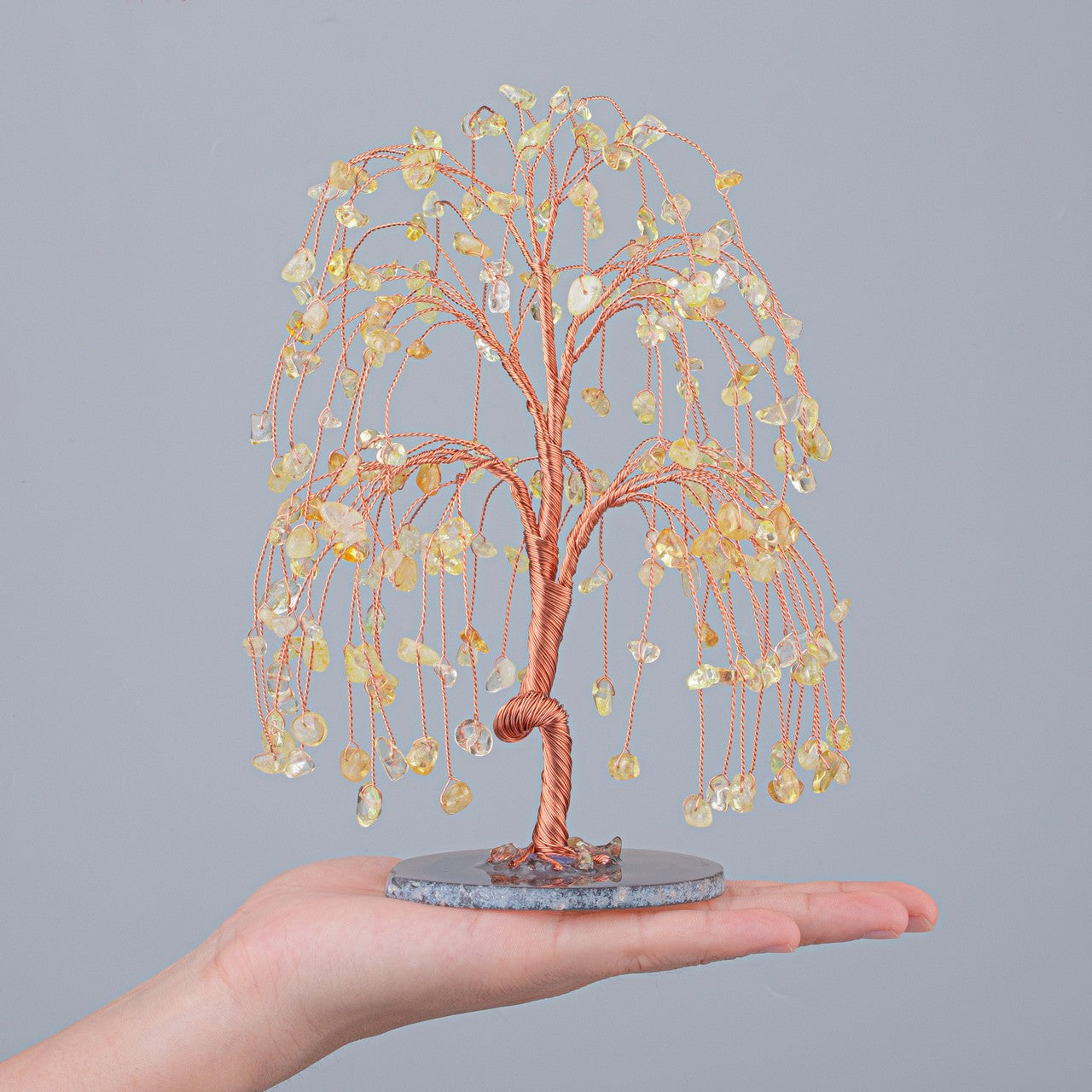Natural Crystal Tree of Life Money Tree Feng Shui Ornament | Jovivi