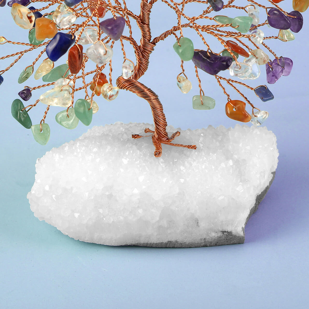 asd036501 jovivi  7 chakras money tree reiki healing crystal gemstone home decoration