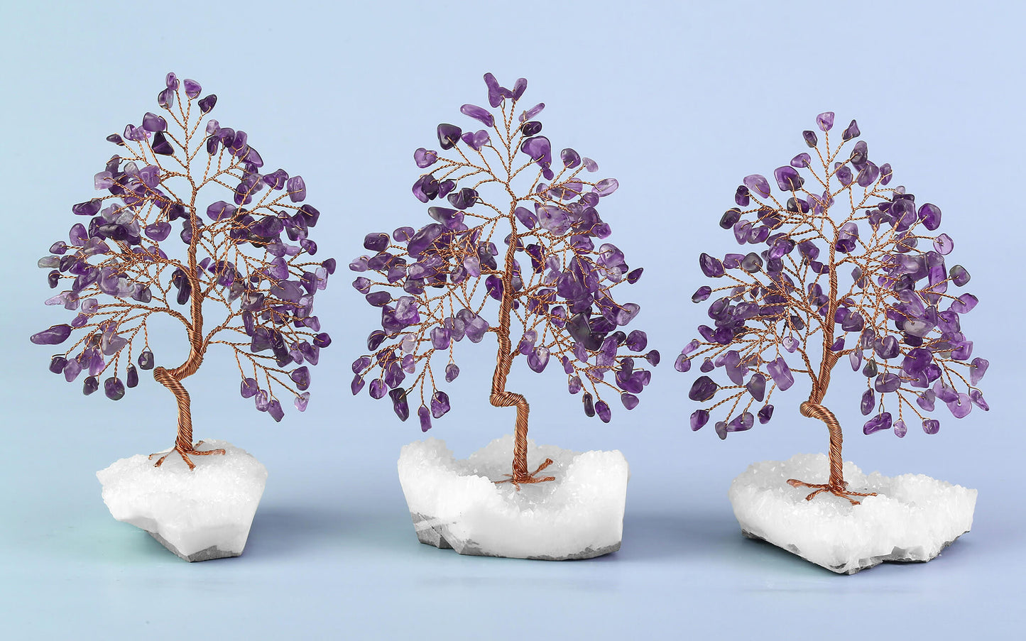 Healing Crystals Money Tree with Base Feng Shui Ornament | Jovivi