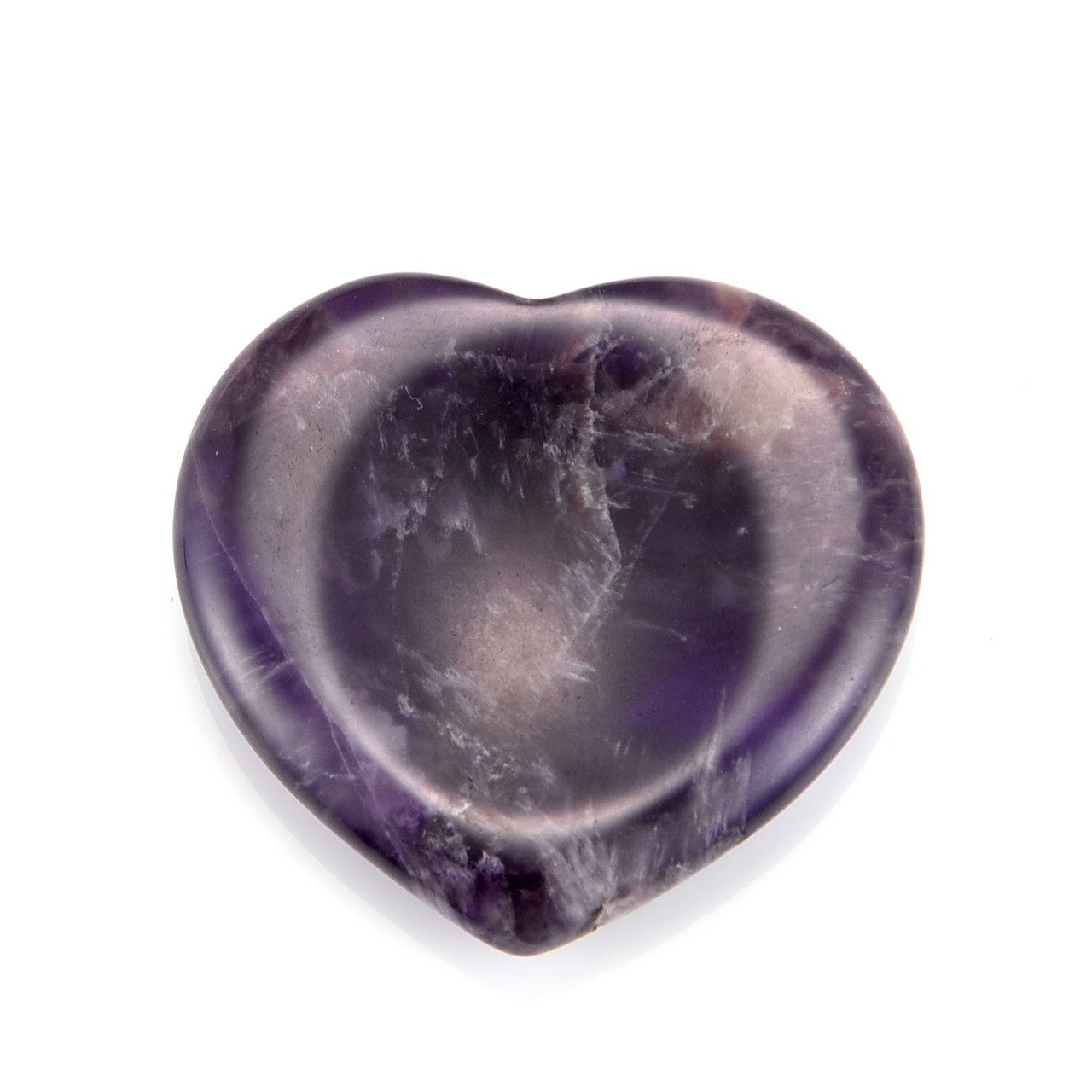 Healing Crystal Amethyst Heart Love Thumb Worry Stone | Jovivi