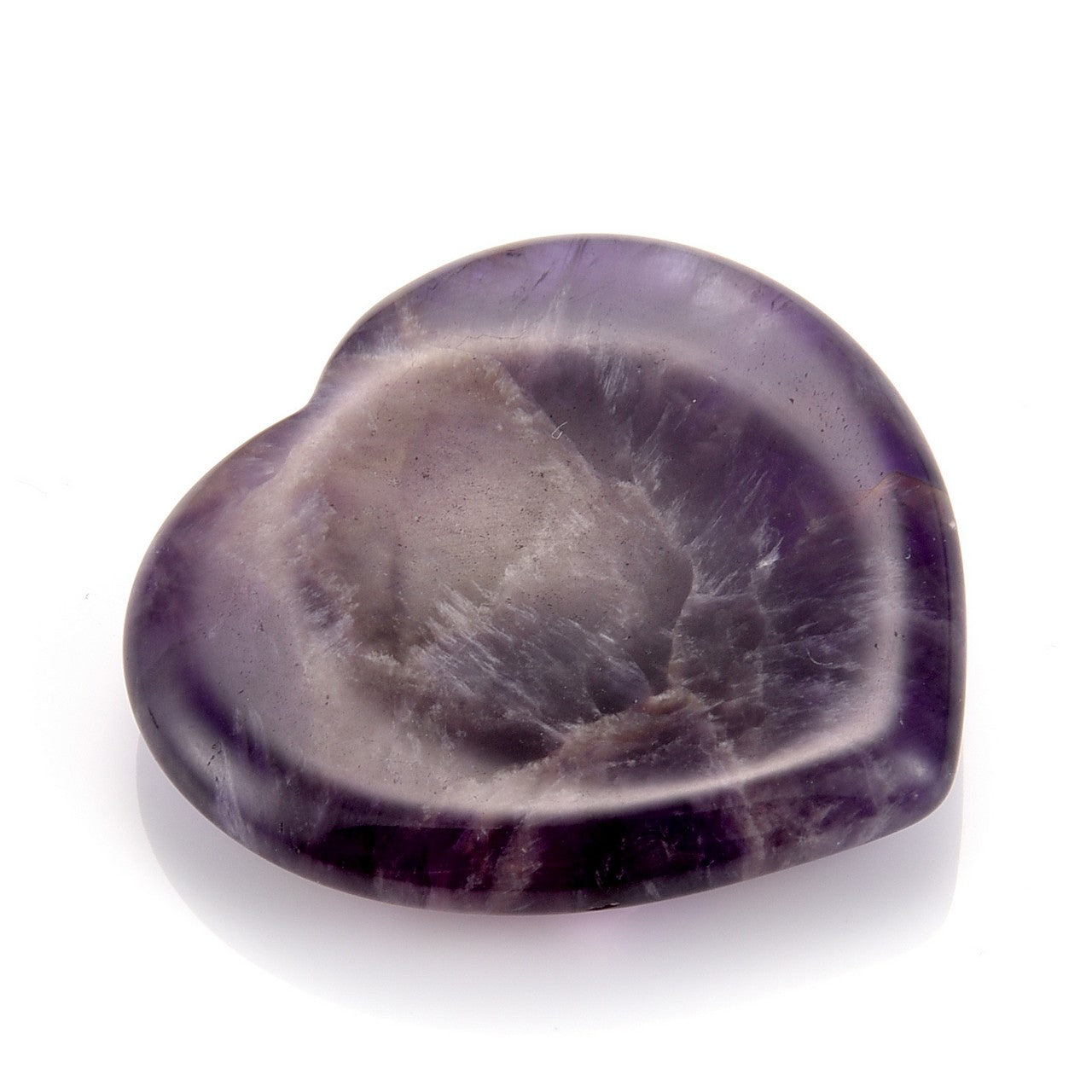 Healing Crystal Amethyst Heart Love Thumb Worry Stone | Jovivi