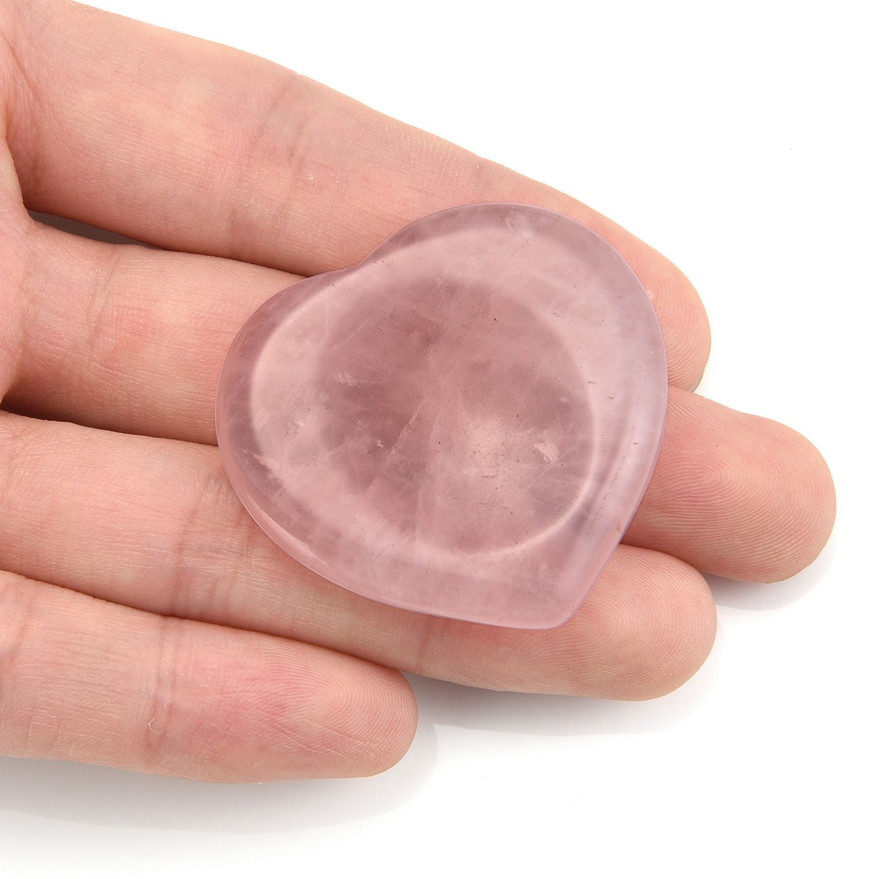 Healing Crystal Amethyst Heart Love Thumb Worry Stone | Jovivi