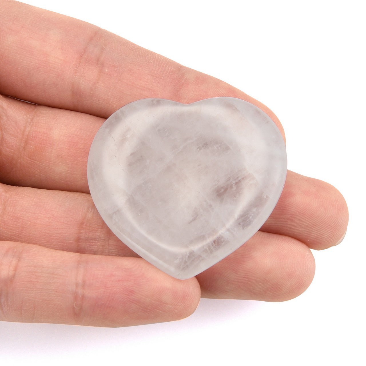 Healing Crystal Amethyst Heart Love Thumb Worry Stone | Jovivi