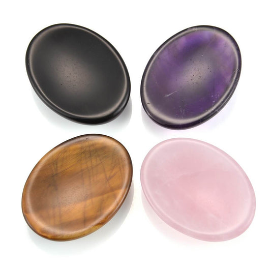 Natural Thumb Worry Stone 4 Packs | Jovivi - Jovivi