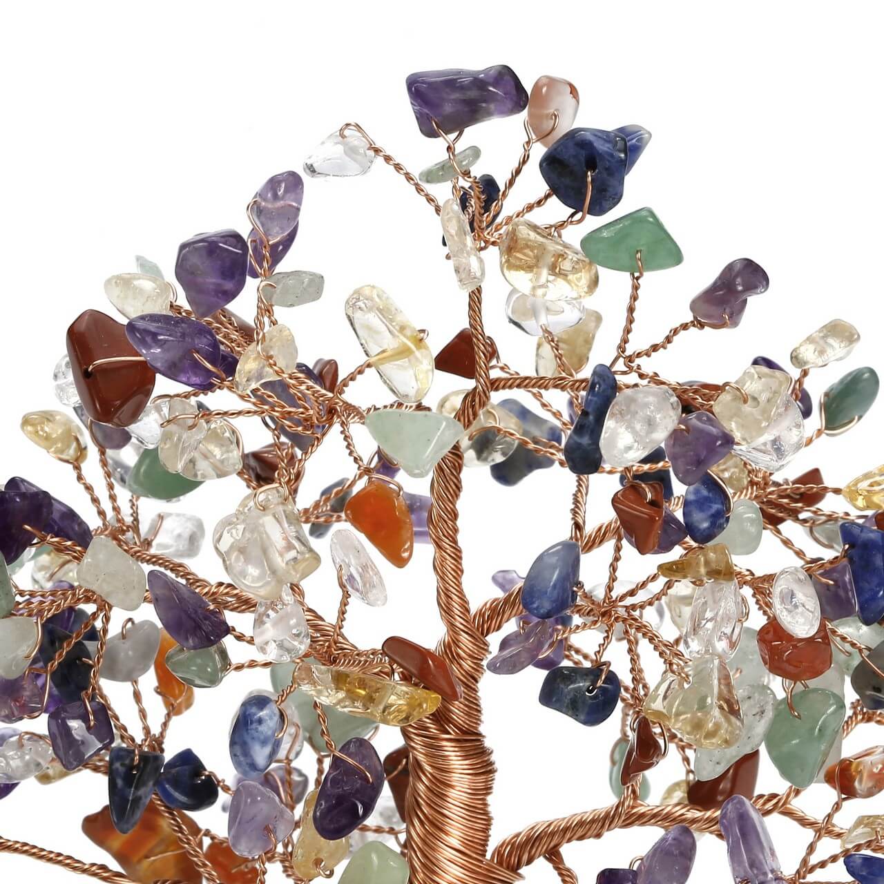 asd039501 jovivi 7 chakras gemstone tree for wealth and luck tree of life ornament decoration