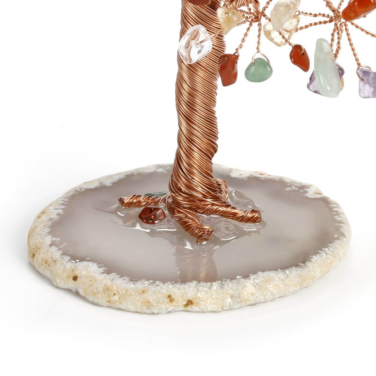Natural Crystals Money Tree with Base Feng Shui Ornament | Jovivi
