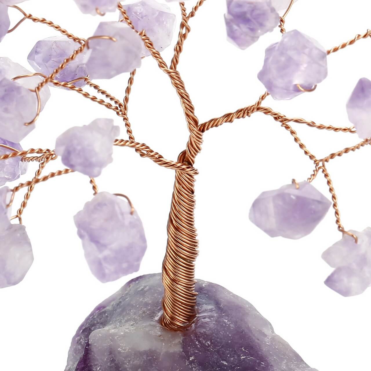 asd040601 jovivi healing crystals copper money tree feng shui decor statue