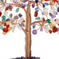 7 Chakra Healing Crystals Money Tree Feng Shui Ornament | Jovivi