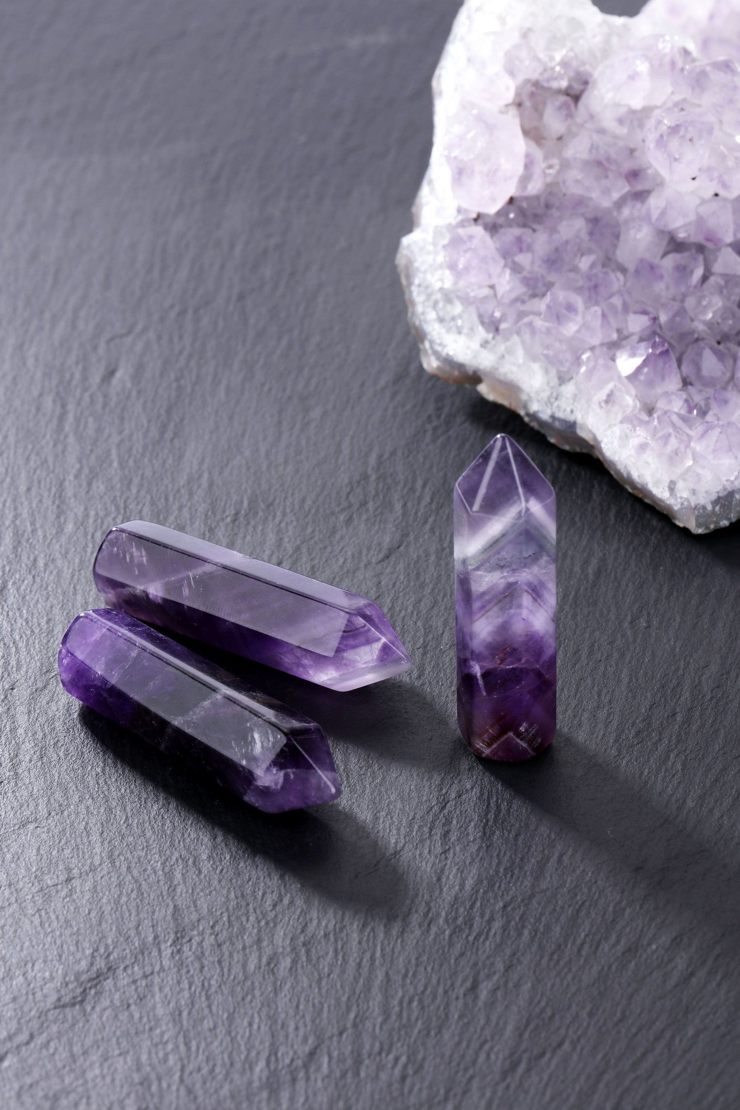 Healing Crystal 6 Faceted Wand Points | Jovivi
