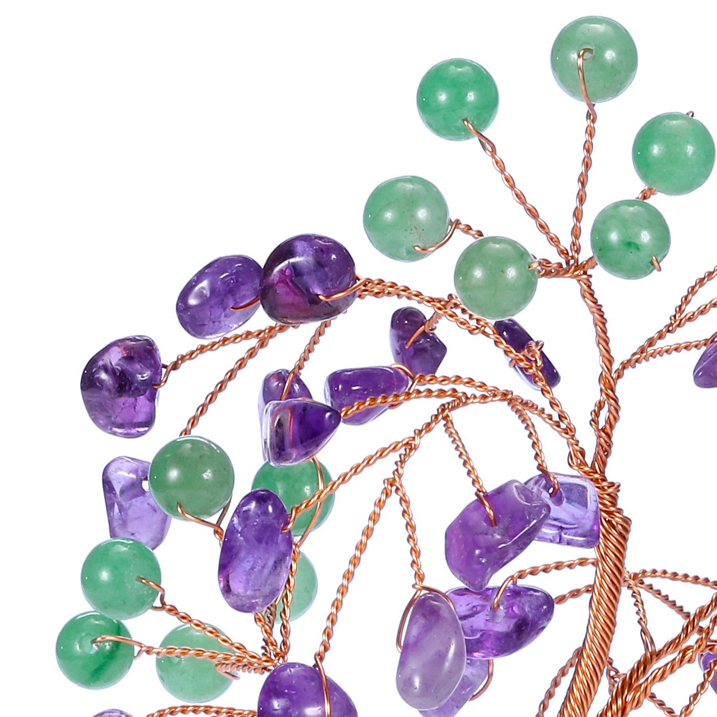 Natural Crystals Money Tree with Base Feng Shui Ornament | Jovivi