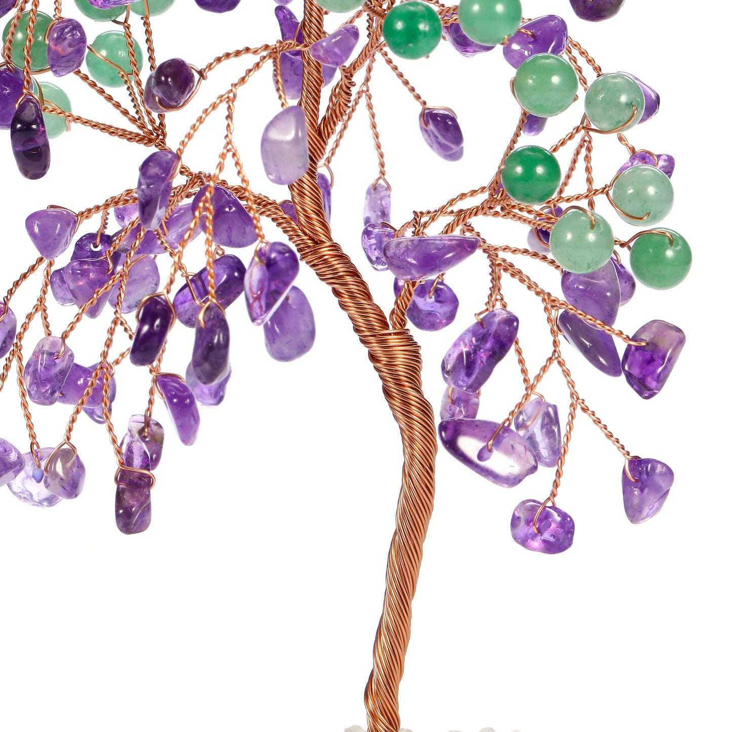 Natural Crystals Money Tree with Base Feng Shui Ornament | Jovivi