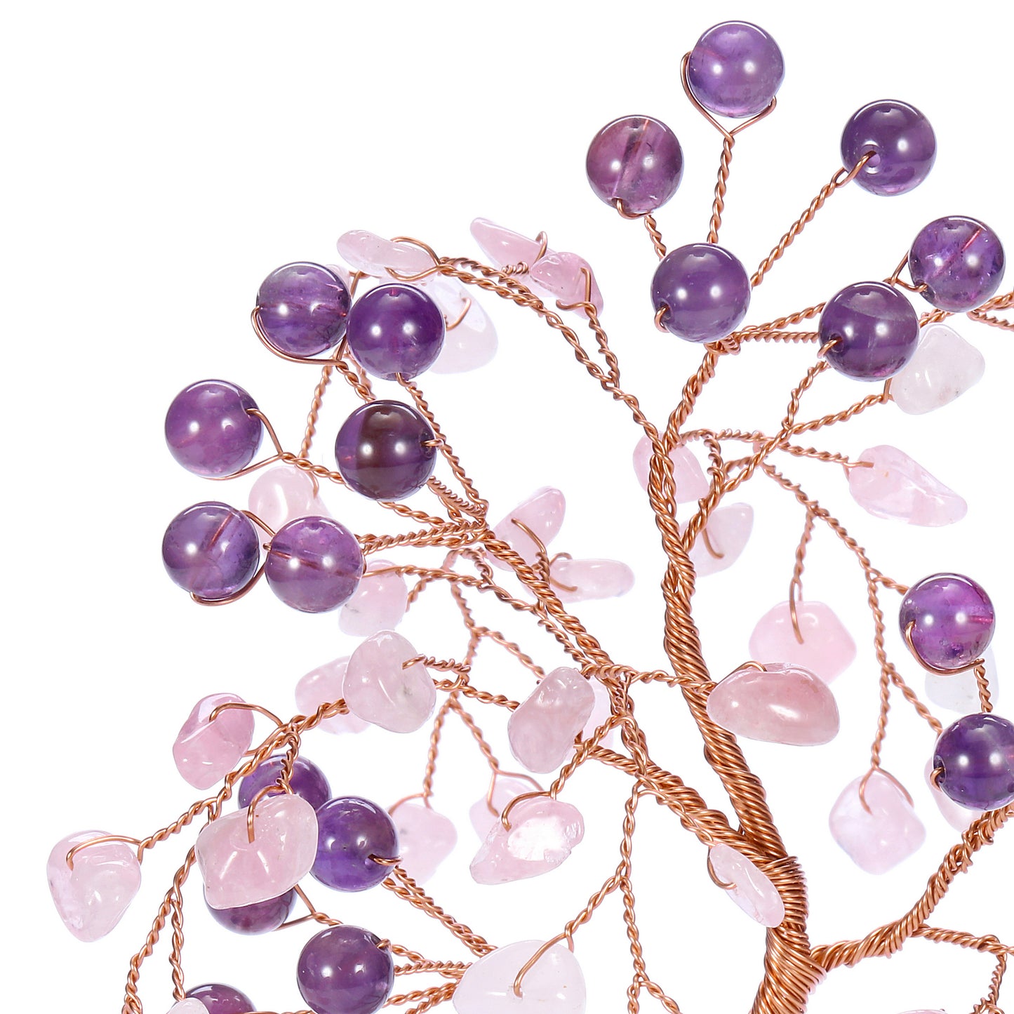 Natural Crystals Money Tree with Base Feng Shui Ornament | Jovivi