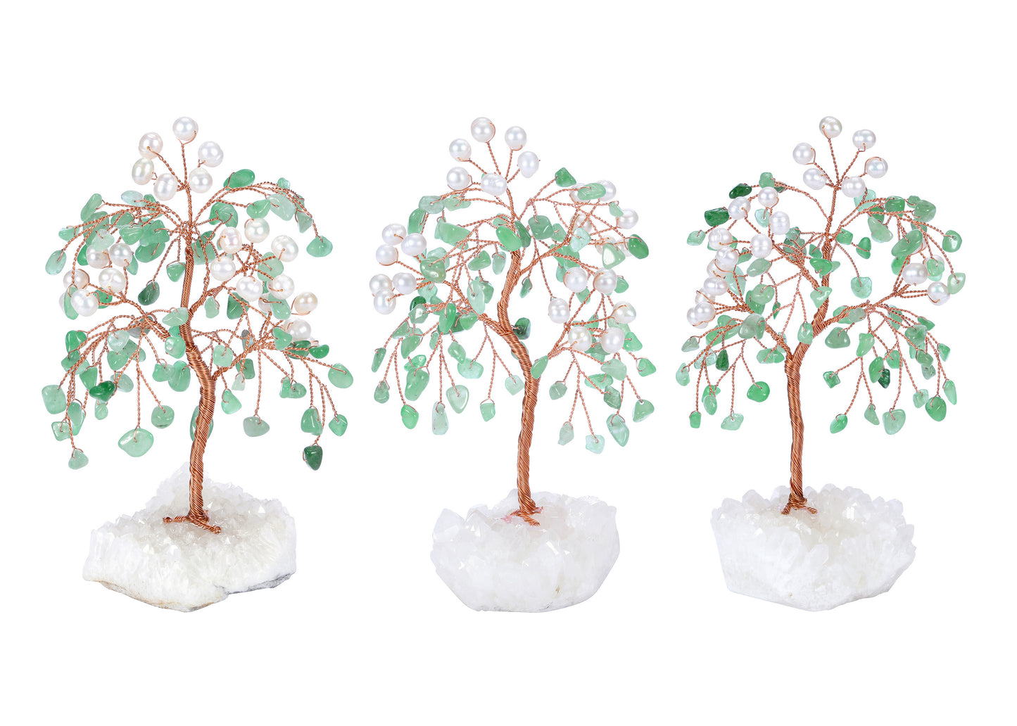 Natural Crystals Money Tree with Base Feng Shui Ornament | Jovivi