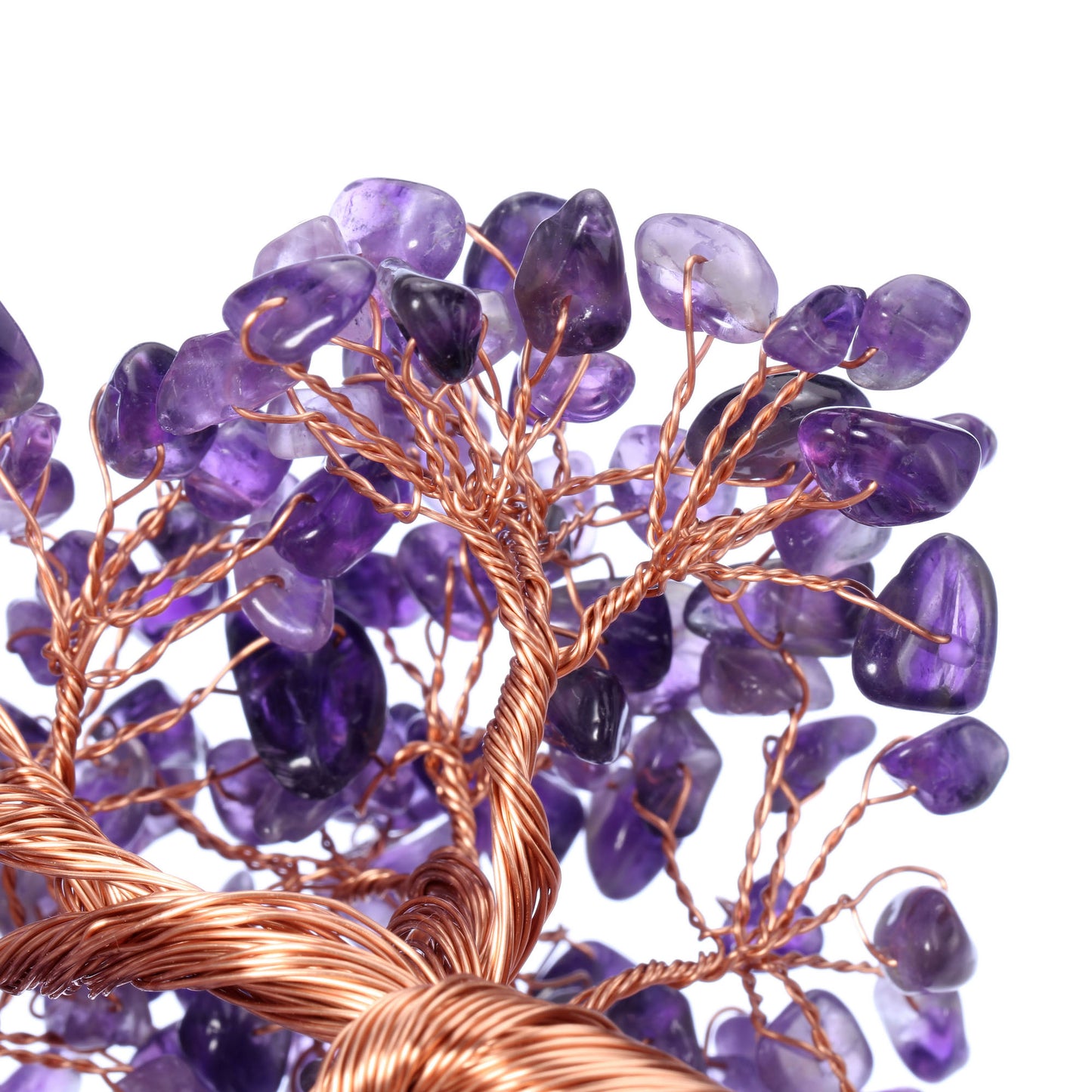 Natural Crystals Money Tree with Base Feng Shui Ornament | Jovivi