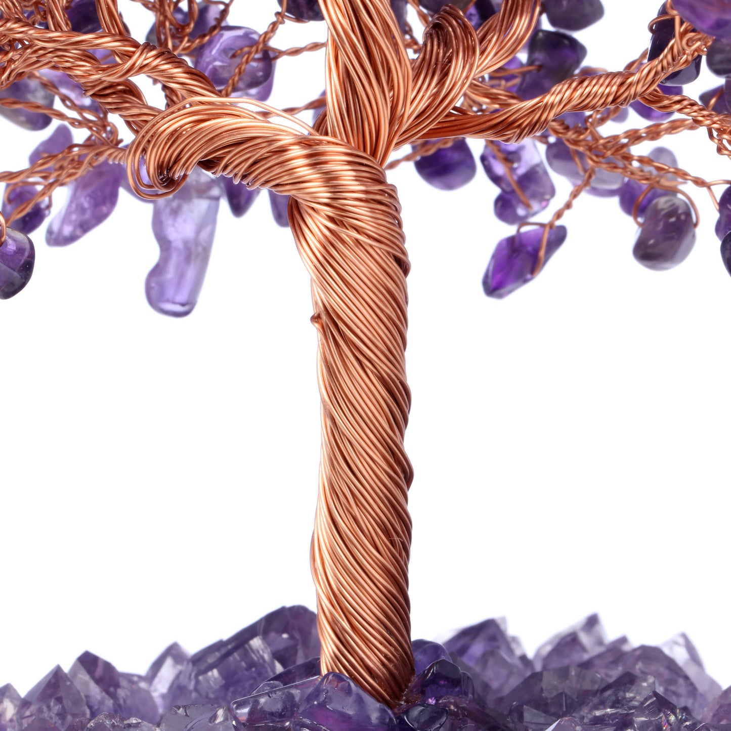Natural Crystals Money Tree with Base Feng Shui Ornament | Jovivi