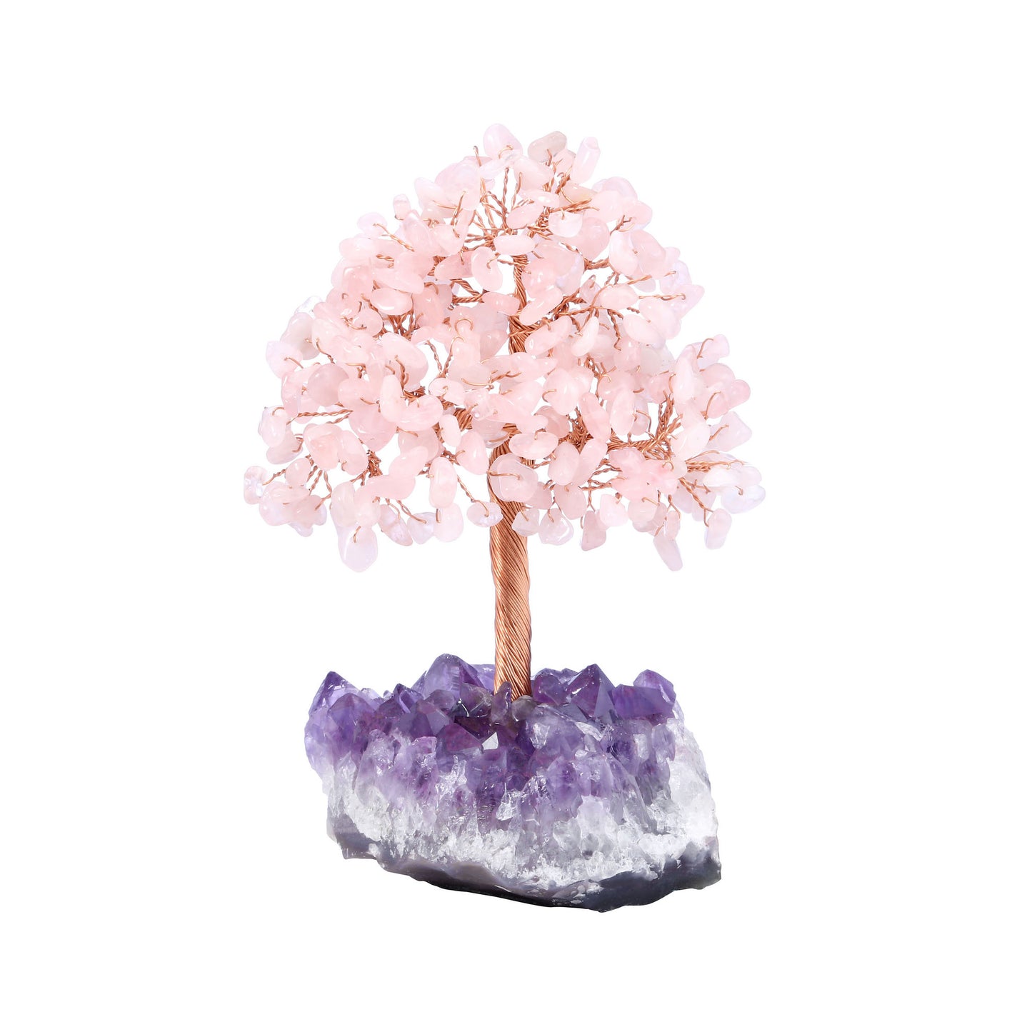 Natural Crystals Money Tree with Base Feng Shui Ornament | Jovivi