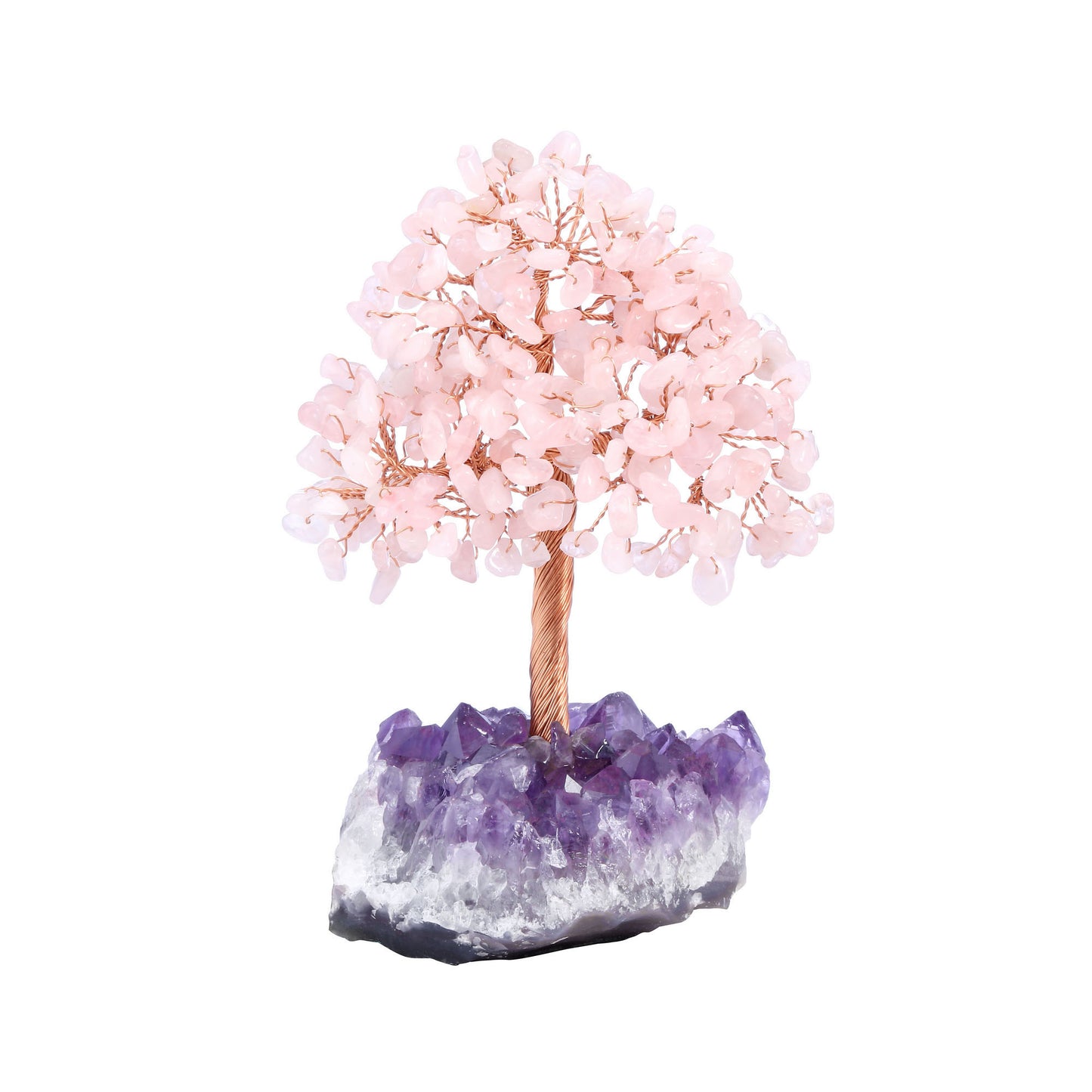 Natural Crystals Money Tree with Base Feng Shui Ornament | Jovivi