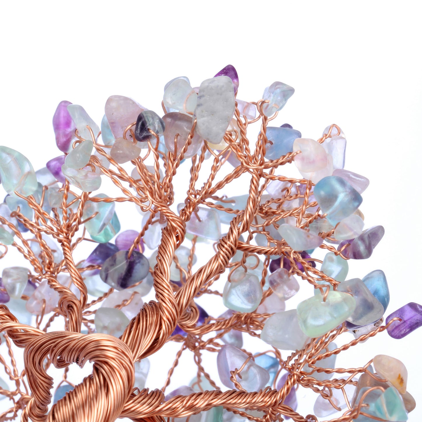 Natural Crystals Money Tree with Base Feng Shui Ornament | Jovivi