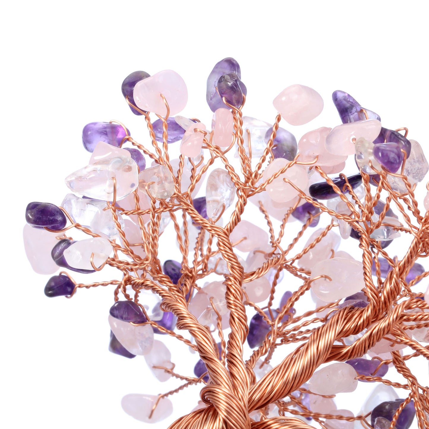 Natural Crystals Money Tree with Base Feng Shui Ornament | Jovivi
