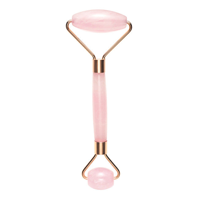 Jovivi natural rose quartz double head jade roller, asg003801
