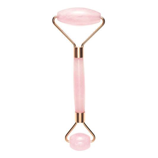 Jovivi natural rose quartz double head jade roller, asg003801