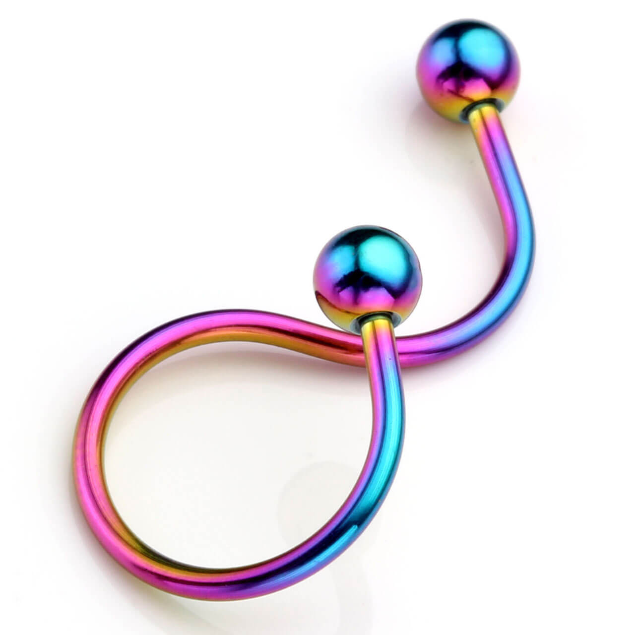 16G S Spiral Twist Navel Button Ring Body Piercing | Jovivi - Jovivi