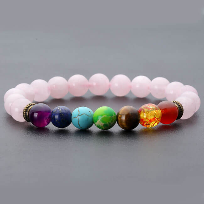 7 Chakra Healing Crystal Reiki Bracelet | Jovivi - Jovivi