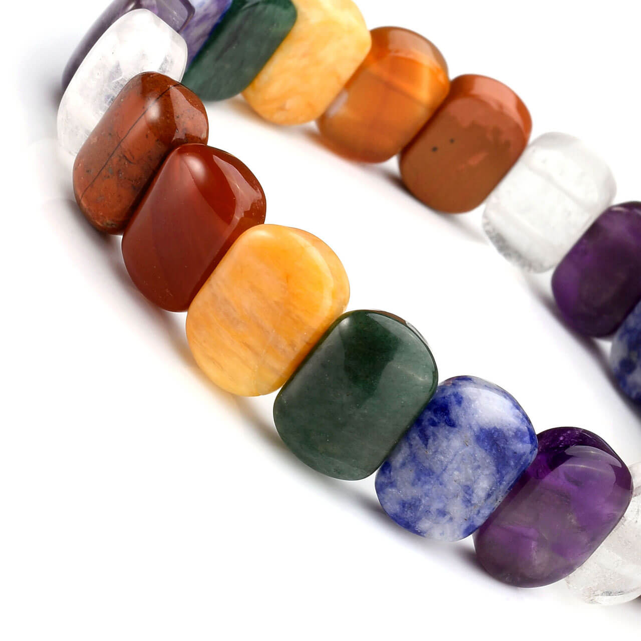 jovivi crystal stone bracelets chakras balancing gemstone bracelet for women
