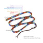 7 Chakras Crystal Beads Leather Braided Wrap Bracelet | Jovivi - Jovivi